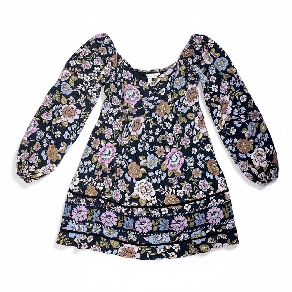 Saltwater Luxe Smocked Mini Dress Floral